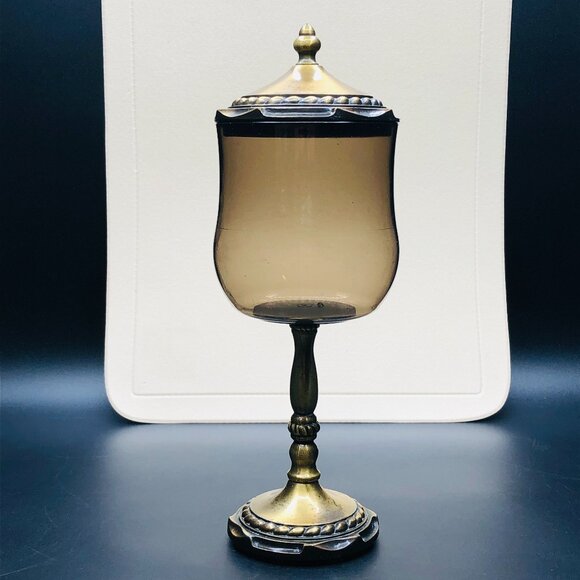 Vintage Amerock Carriage House Apothecary Jar: Chateaucore Bathroom Accessory - Picture 1 of 13